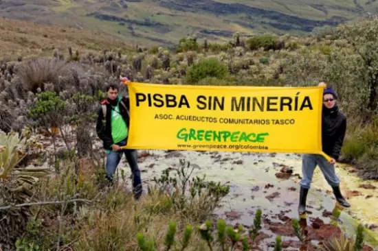 Greenpeace Exige Revocación de Licencias Mineras en Páramos 