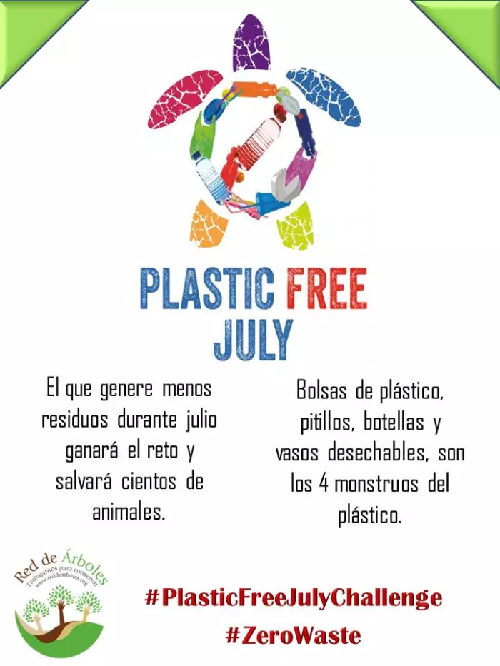 ¡Unete al reto! #PlasticFreeJulyChallenge